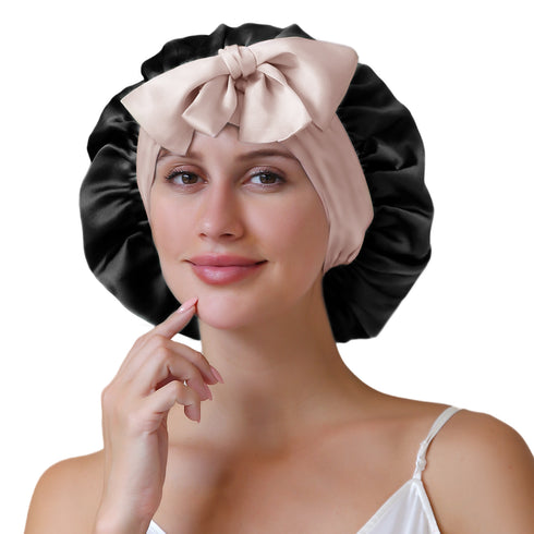 100% Double Layered Silk Sleep Cap